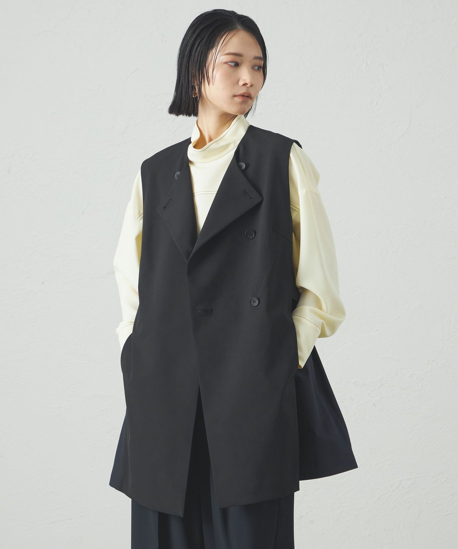 2341-N5E0150309__,09,モデル身長165cm 着用サイズ：M