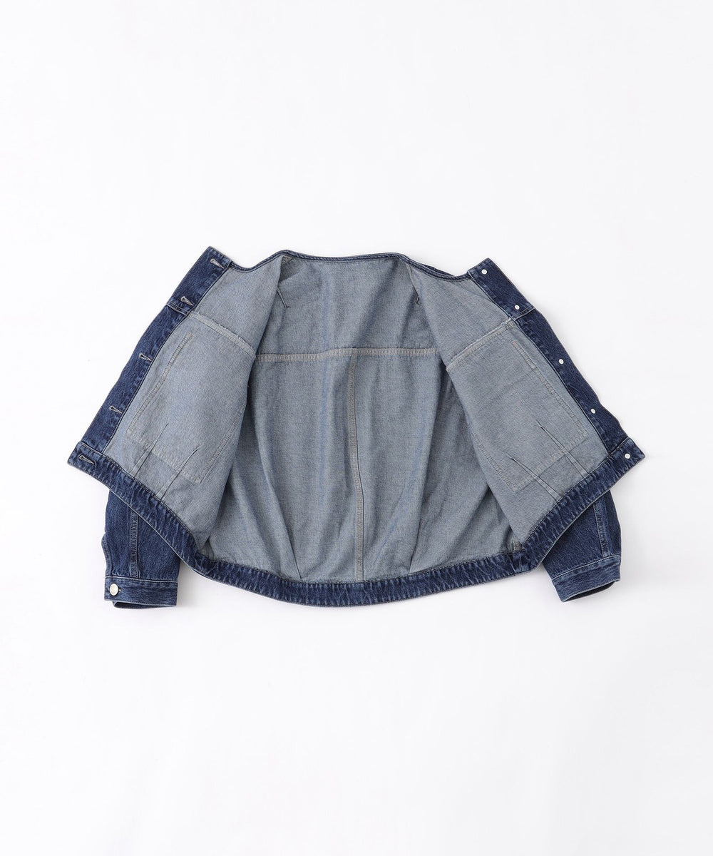 着回し抜群】フォルムデニムブルゾン(ブルゾン)｜CAST:(キャスト