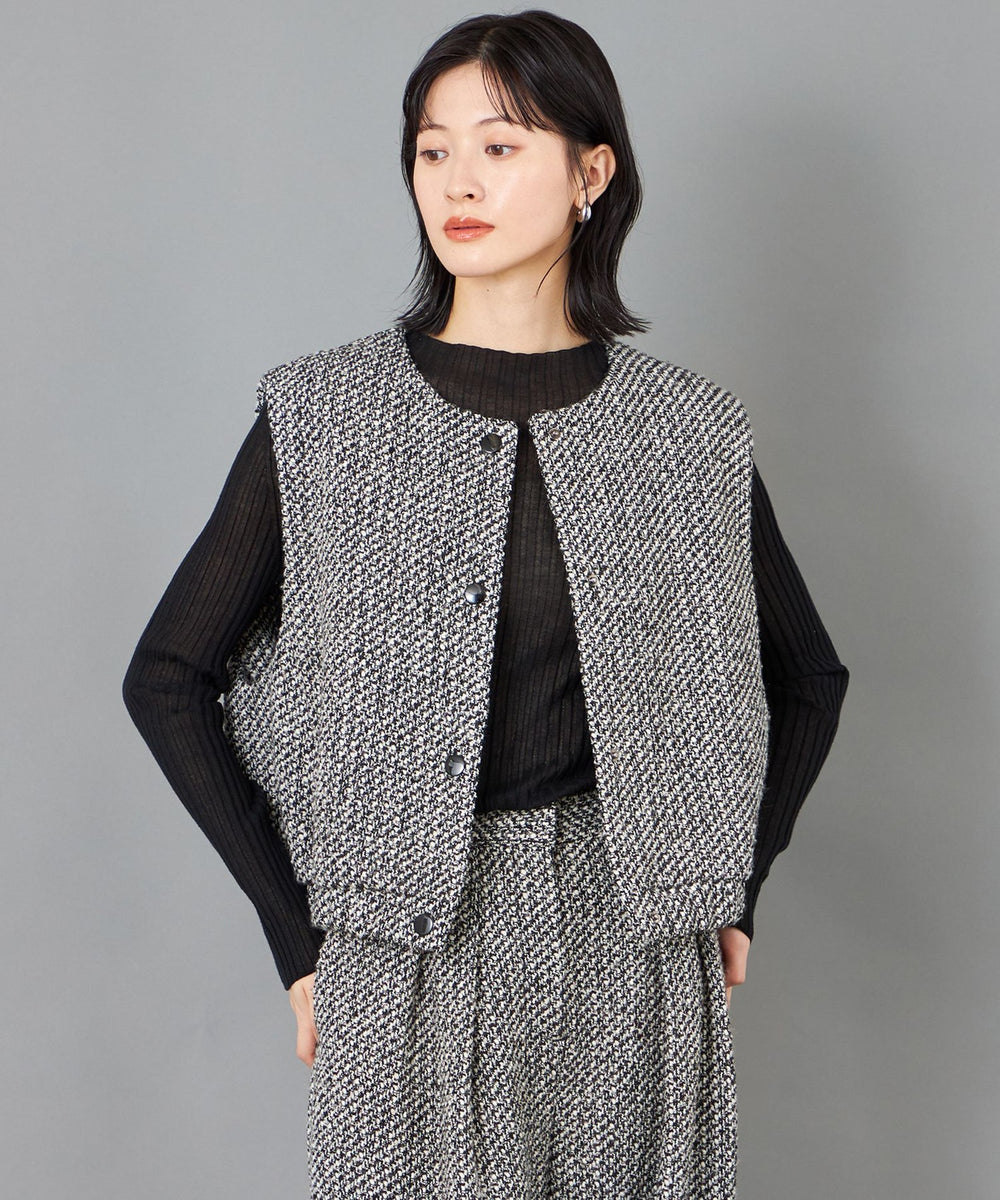 CAST COLON】ツィードベスト(ベスト)｜CAST:(キャスト コロン)の