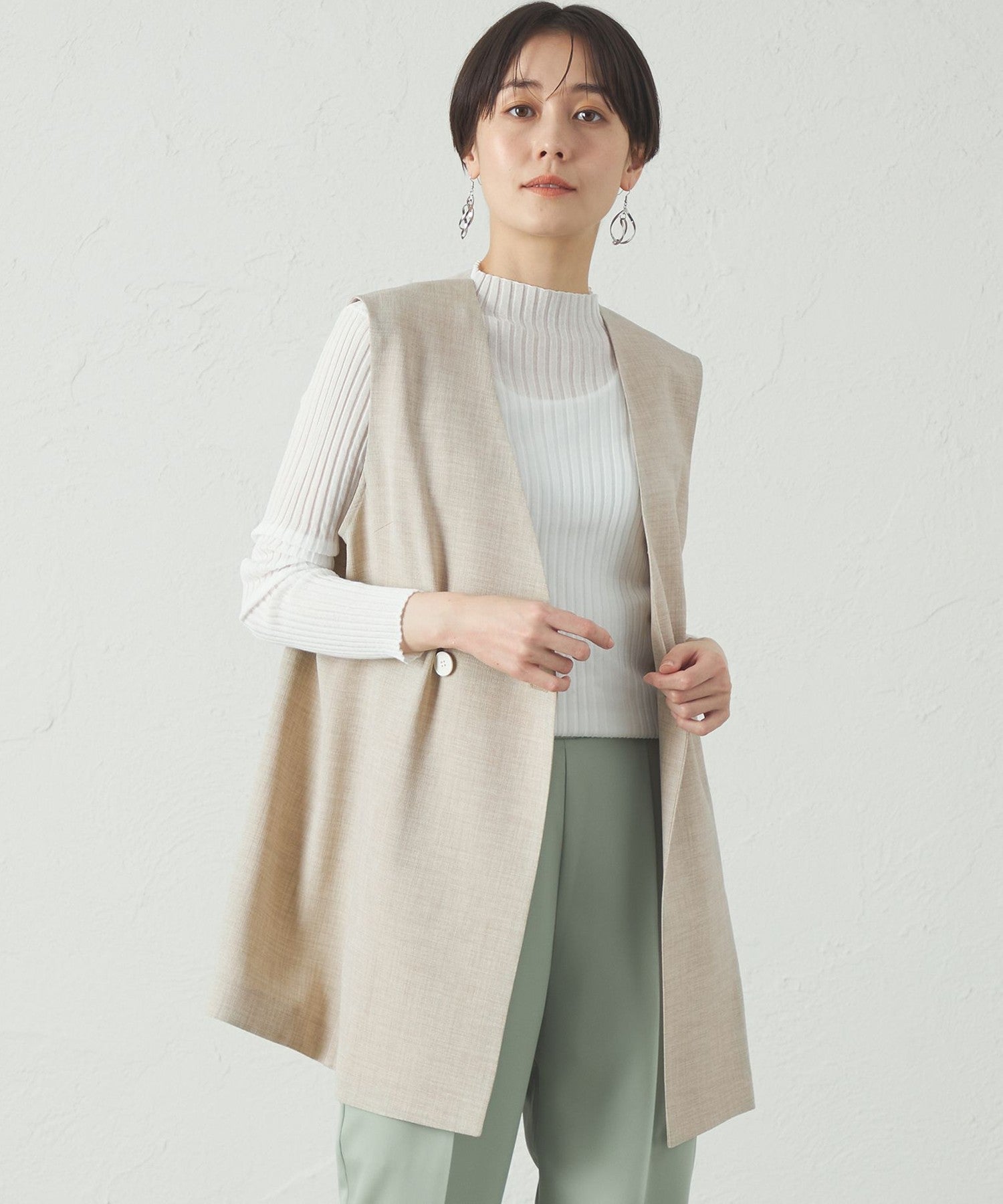 2341-N5E9250740__,40,モデル身長168cm 着用サイズ：M