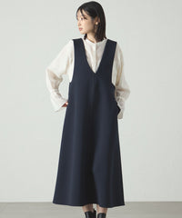 UV効果/着用シワ軽減】アシンメトリーワンピース(ワンピース)｜CAST