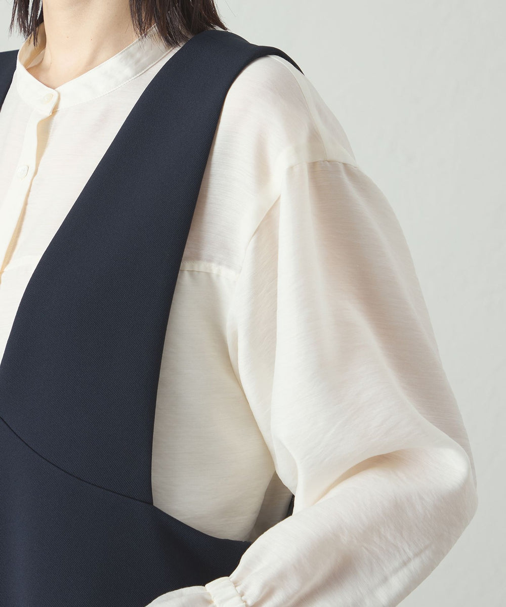 UV効果/着用シワ軽減】アシンメトリーワンピース(ワンピース)｜CAST