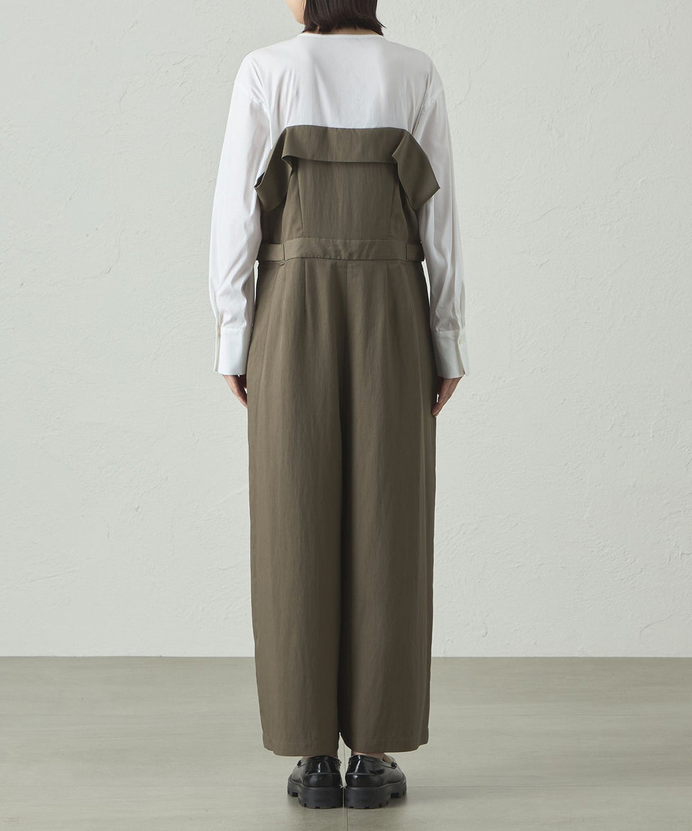 1枚で着映える/セットアップ対応】ビスチェコンビオールインワン