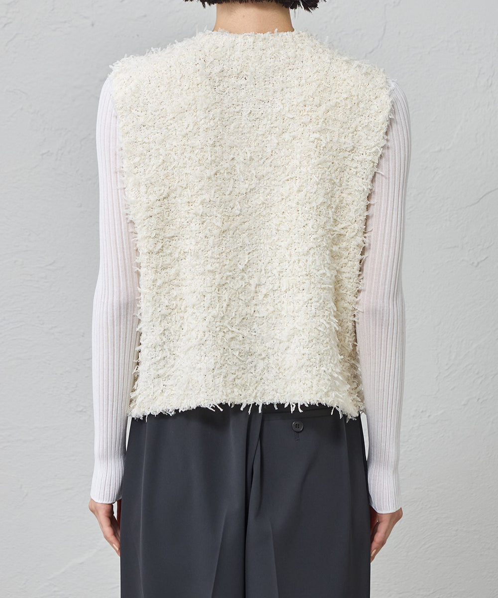 1枚で着映える】ニットツイードジレ(トップス)｜CAST:(キャスト コロン