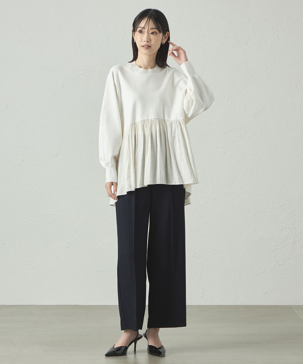 イージケア】布帛コンビニット(トップス)｜CAST:(キャスト コロン)の