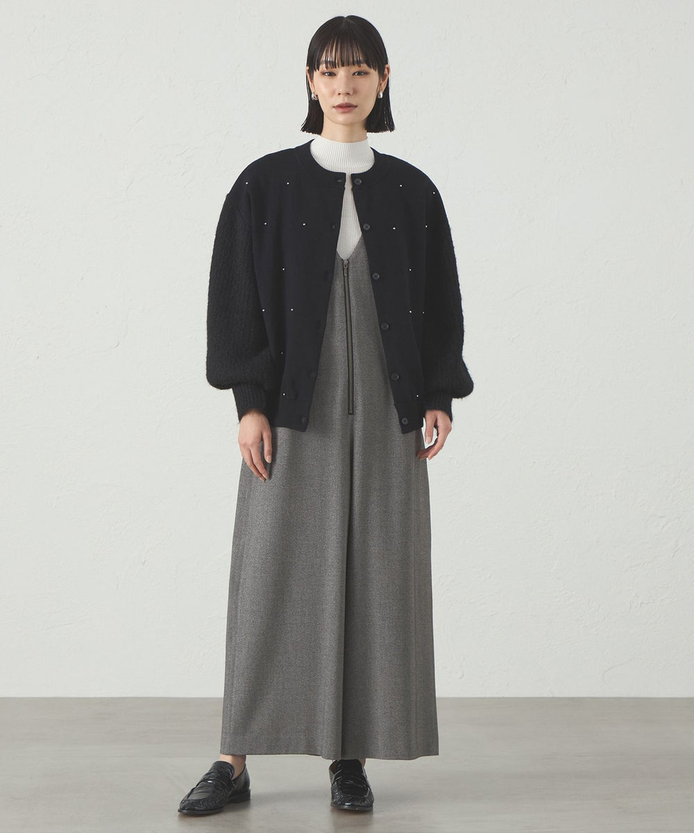 1枚で着映える】スタッズニットカーディガン(トップス)｜CAST