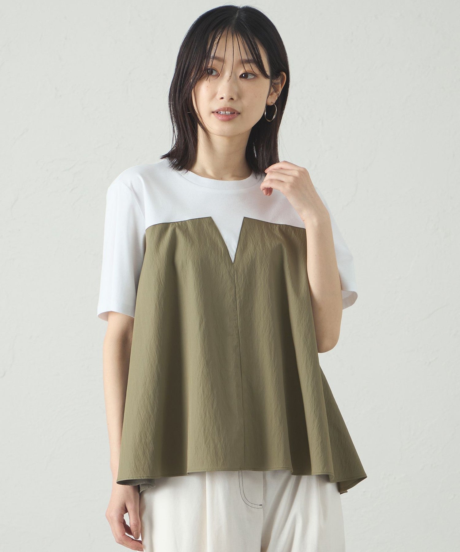 2341-N5P1453878__,78,モデル身長169cm 着用サイズ：M