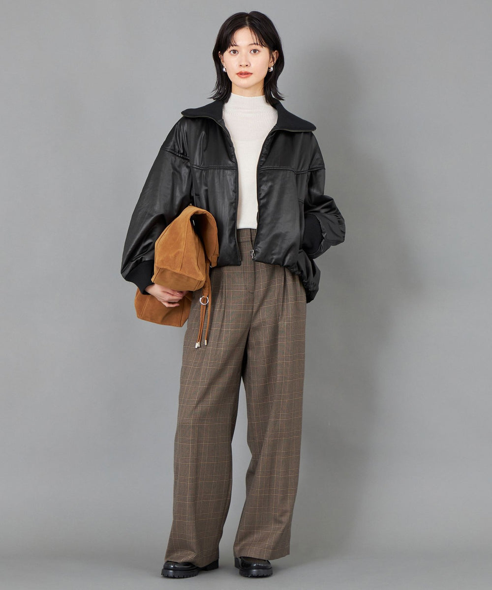 CAST COLON】ツータックチェックイージーパンツ(パンツ)｜CAST