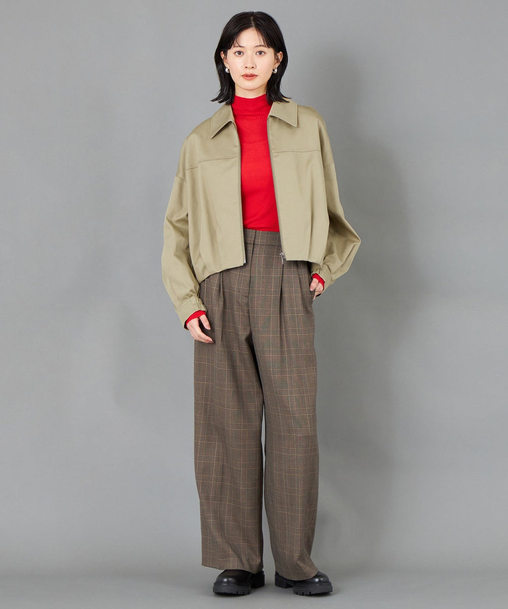 CAST COLON】ツータックチェックイージーパンツ(パンツ)｜CAST