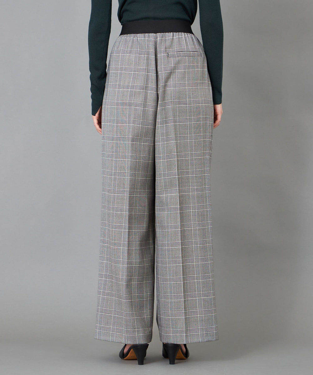 CAST COLON】ツータックチェックイージーパンツ(パンツ)｜CAST