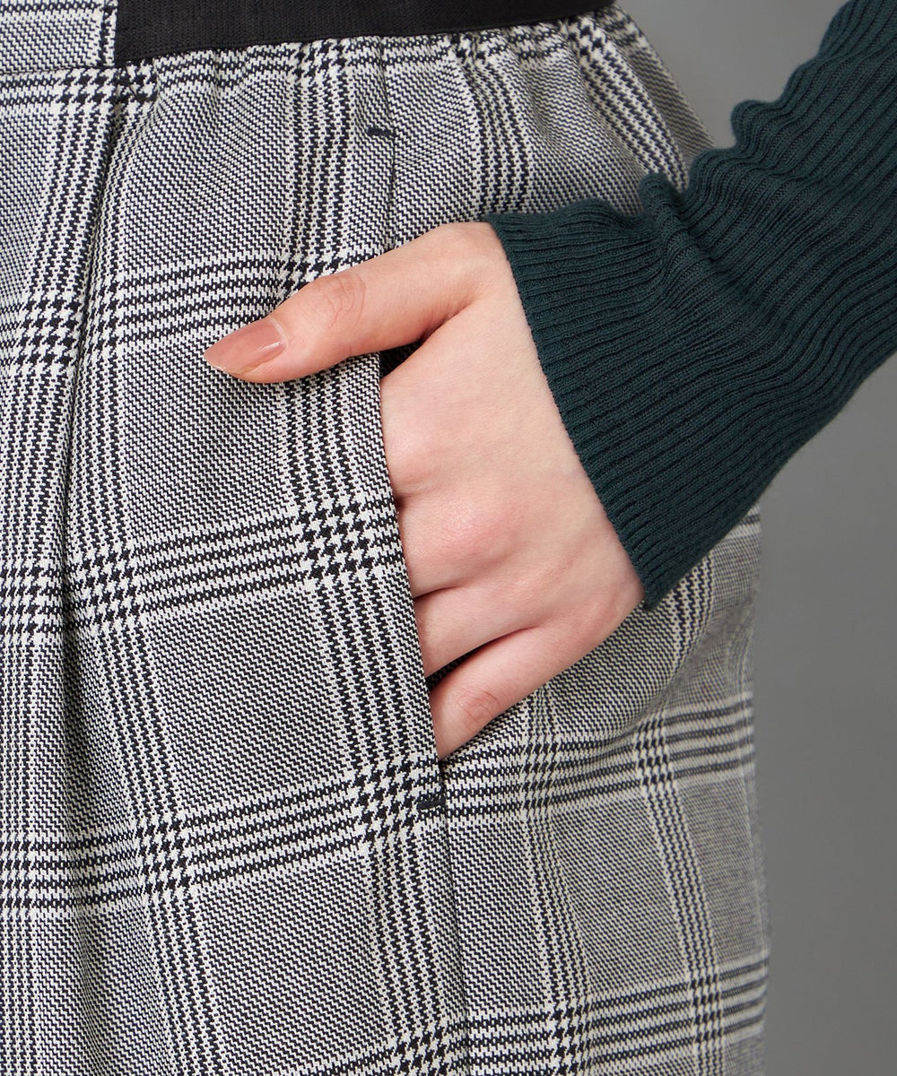 CAST COLON】ツータックチェックイージーパンツ(パンツ)｜CAST