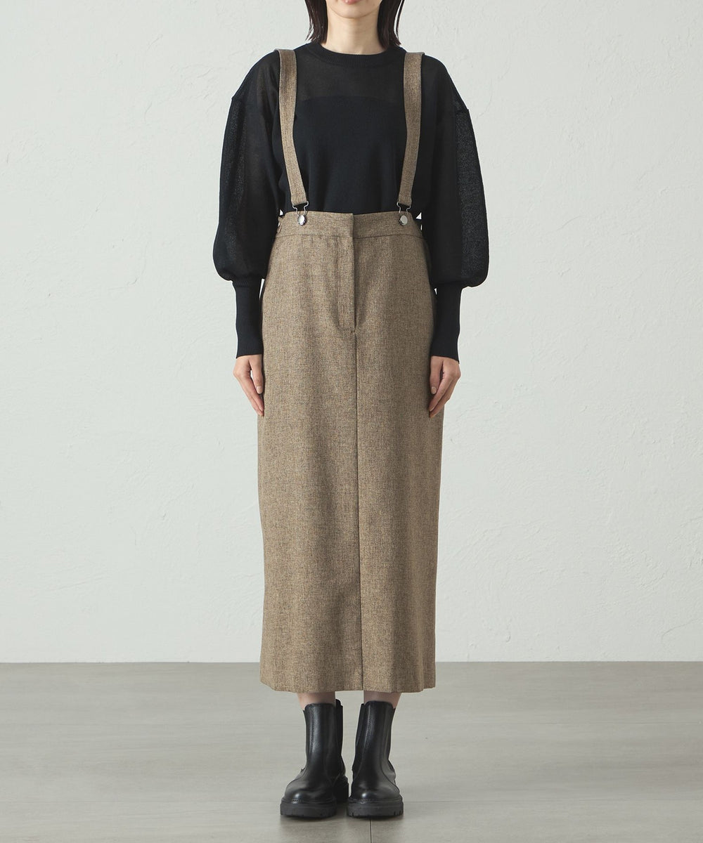 着回し抜群】サスペンダータイトスカート(スカート)｜CAST