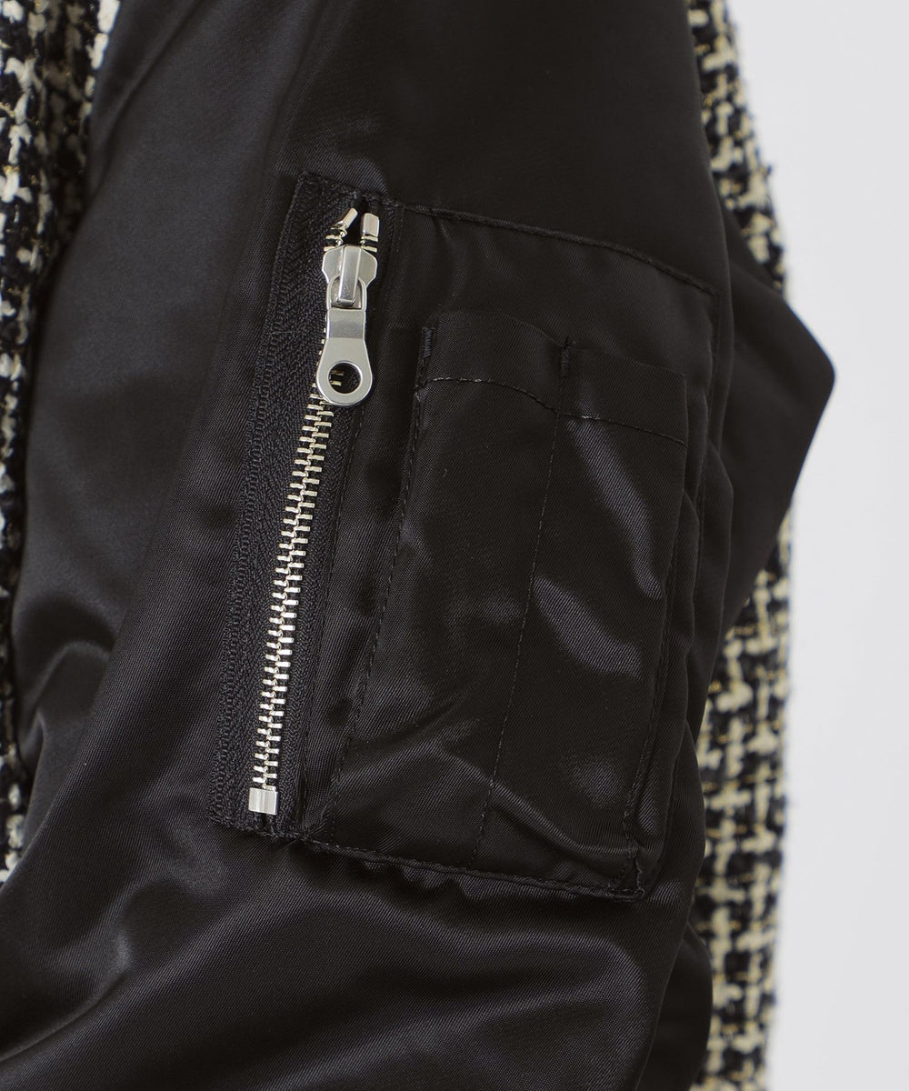 ファンシーツイードコンビMA-1(ブルゾン)｜LOVELESS(ラブレス)の