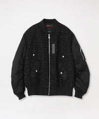 モノトーンツイードコンビMA-1(ブルゾン)｜LOVELESS(ラブレス)の