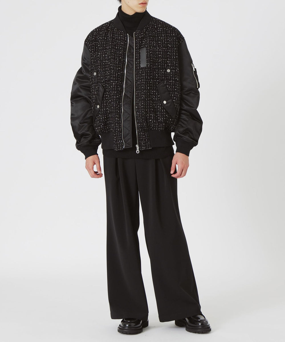 モノトーンツイードコンビMA-1(ブルゾン)｜LOVELESS(ラブレス)の