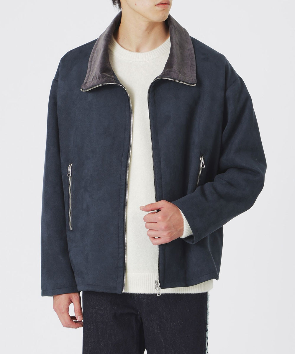 スエードライクスタンドネックブルゾン(ブルゾン)｜LOVELESS(ラブレス