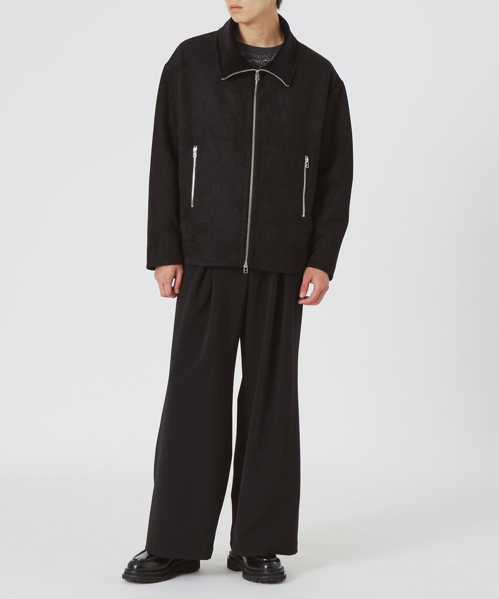 スエードライクスタンドネックブルゾン(ブルゾン)｜LOVELESS(ラブレス