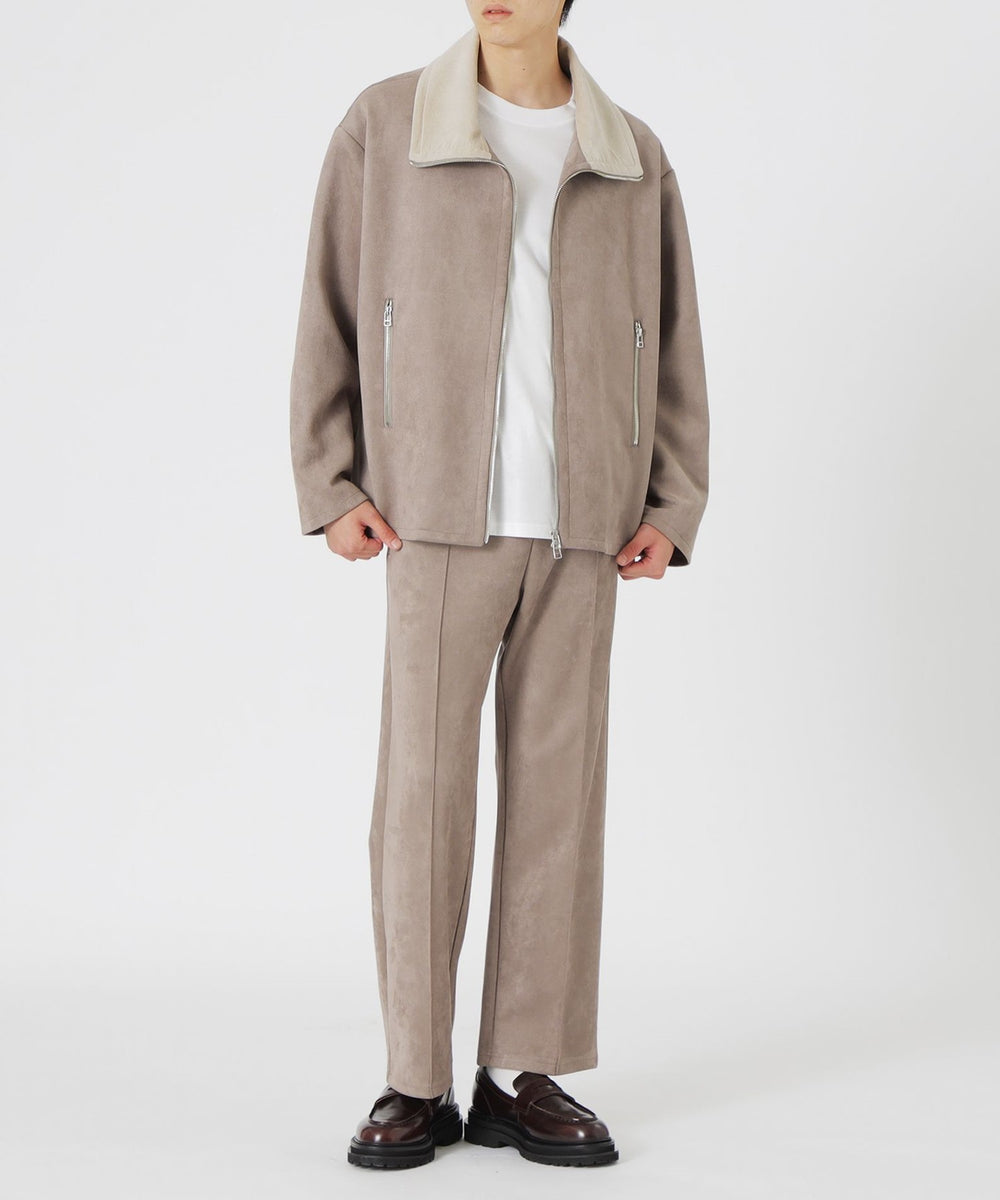 スエードライクスタンドネックブルゾン(ブルゾン)｜LOVELESS(ラブレス