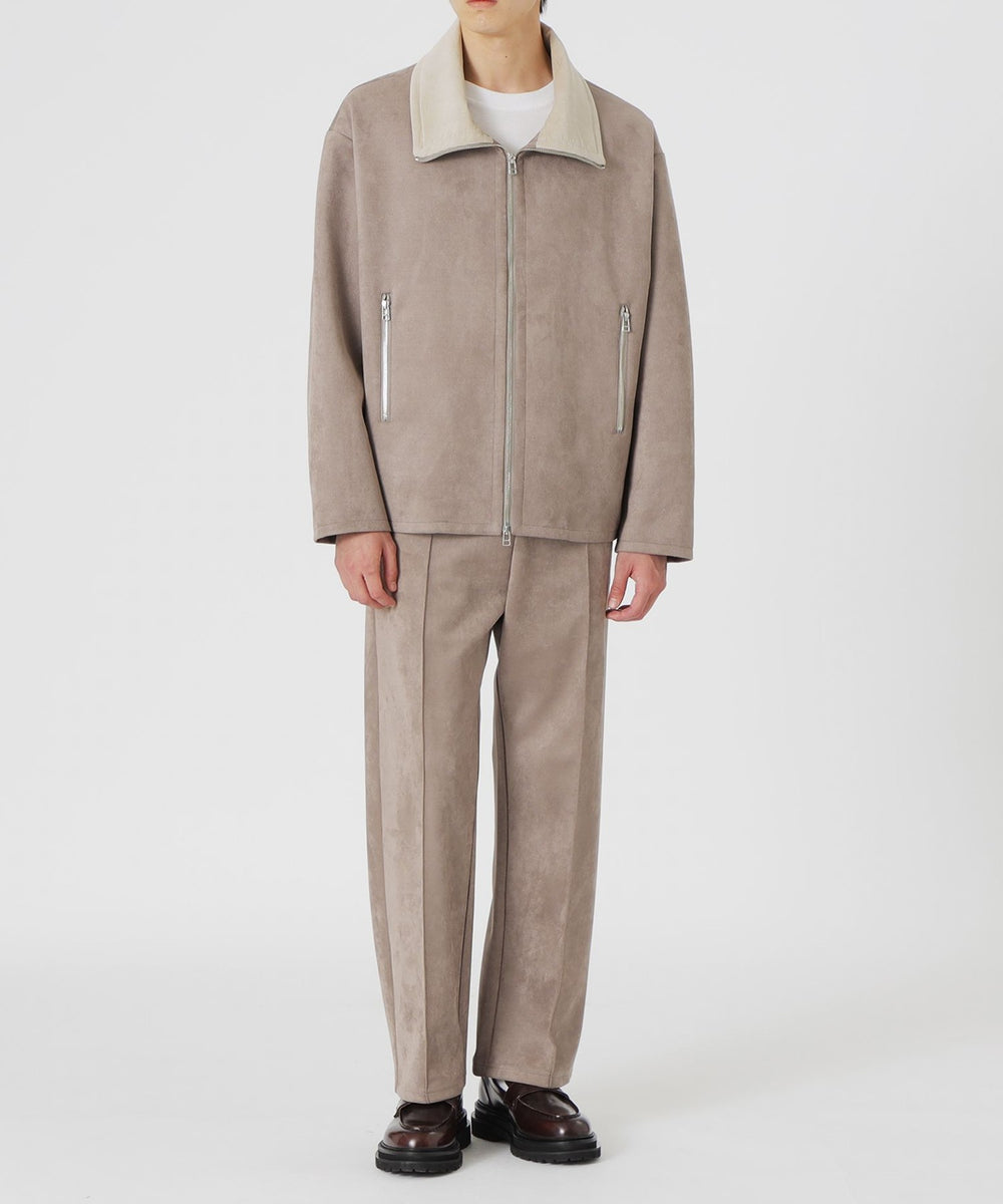 スエードライクスタンドネックブルゾン(ブルゾン)｜LOVELESS(ラブレス