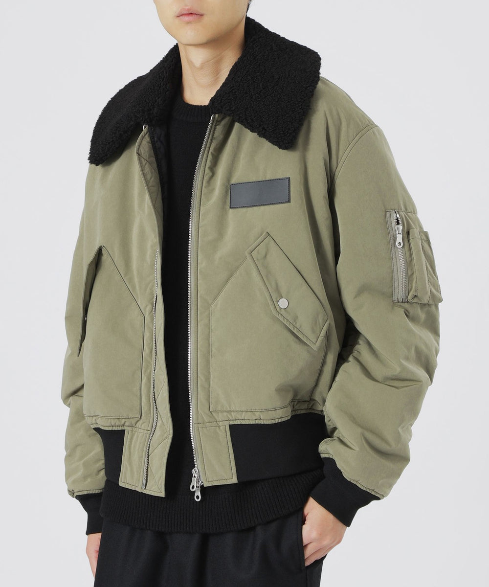 Light ブルゾン TAION/タイオン】HI-NECK W-ZIP DETACHABLE LIGHT JACKET（ブルゾン ジャケット・アウター