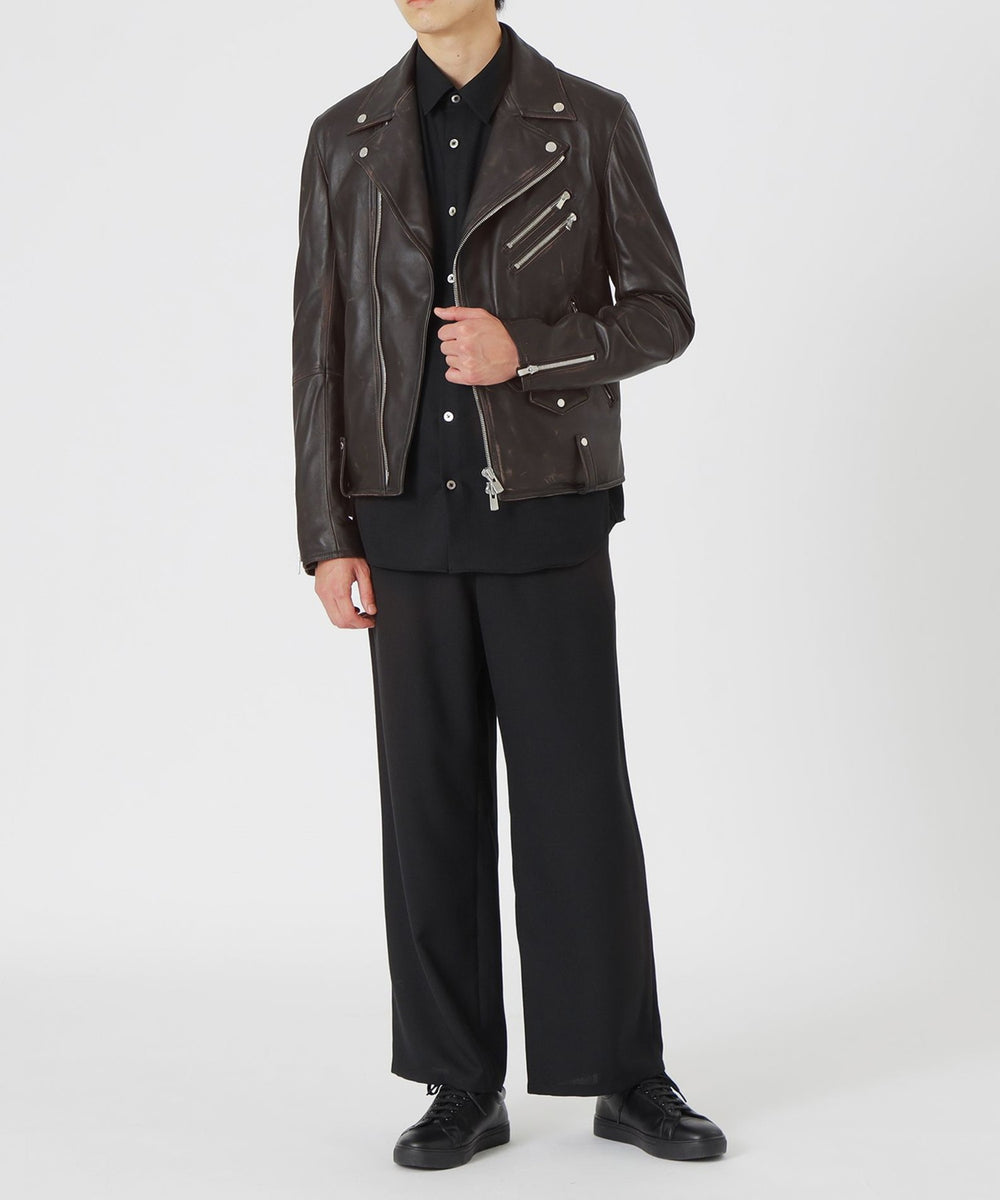 エイジングレザーダブルライダース(ブルゾン)｜LOVELESS