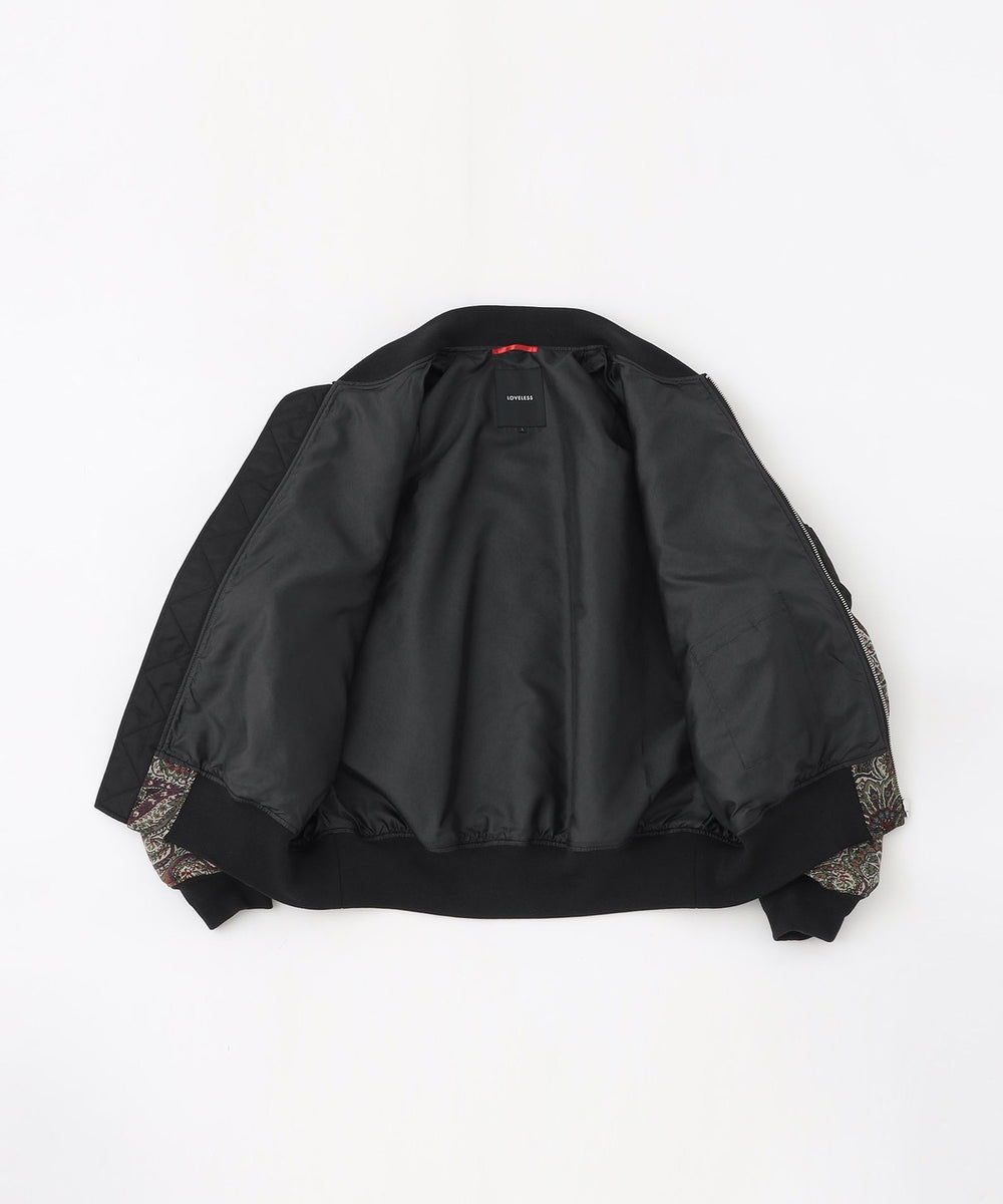 【LOVELESS】ラブレス Type MA-1 フラワー柄リバーシブルブルゾン LOVELESS（ラブレス）の「nowartt リバーシブル MA-1（ブルゾン）」 - WEAR