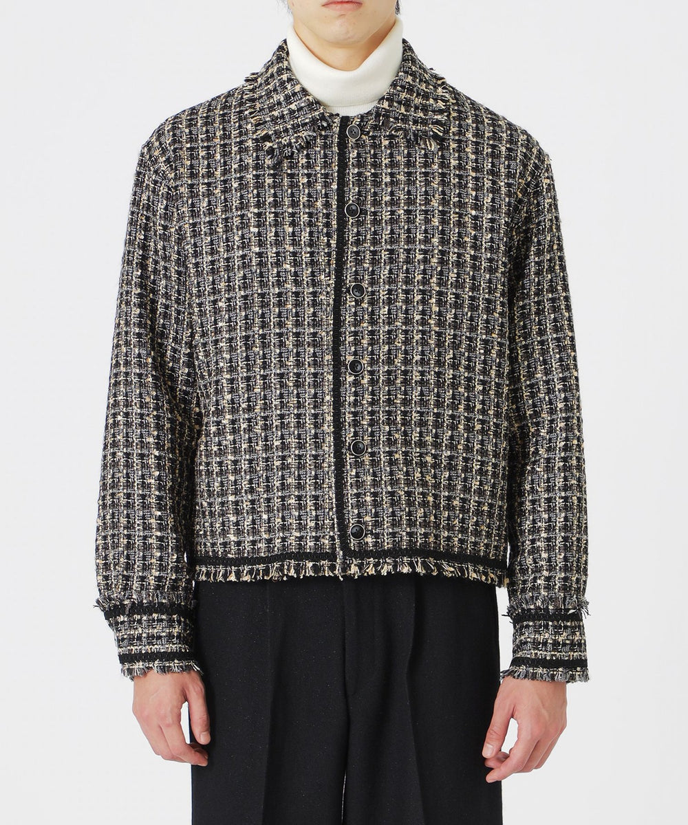 [美品] LOVELESS バンビーナツイードブルゾン バンビーナツイードブルゾン(ブルゾン)｜LOVELESS(ラブレス)の