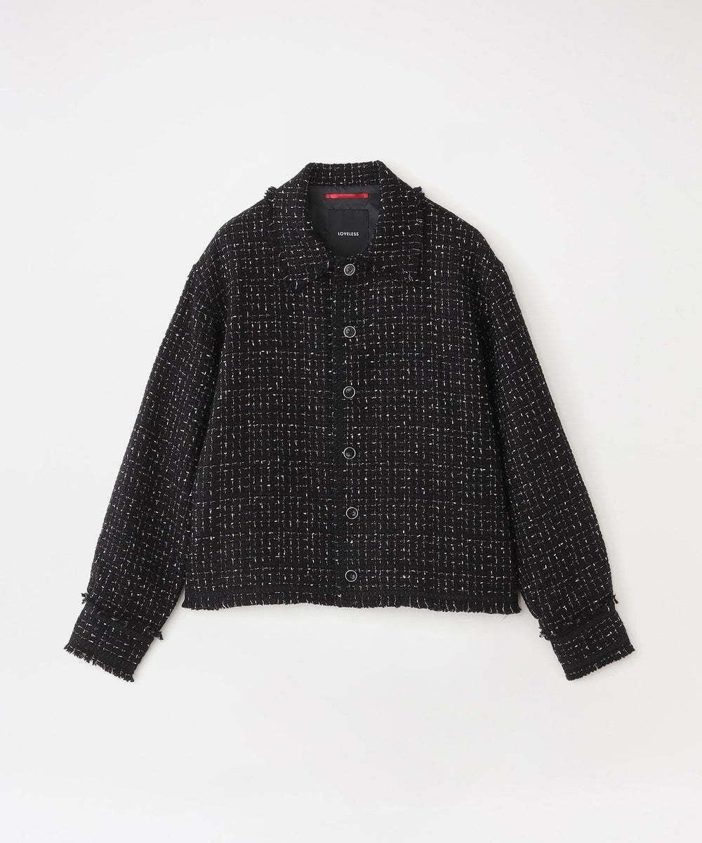モノトーンツイードブルゾン(ブルゾン)｜LOVELESS(ラブレス)の