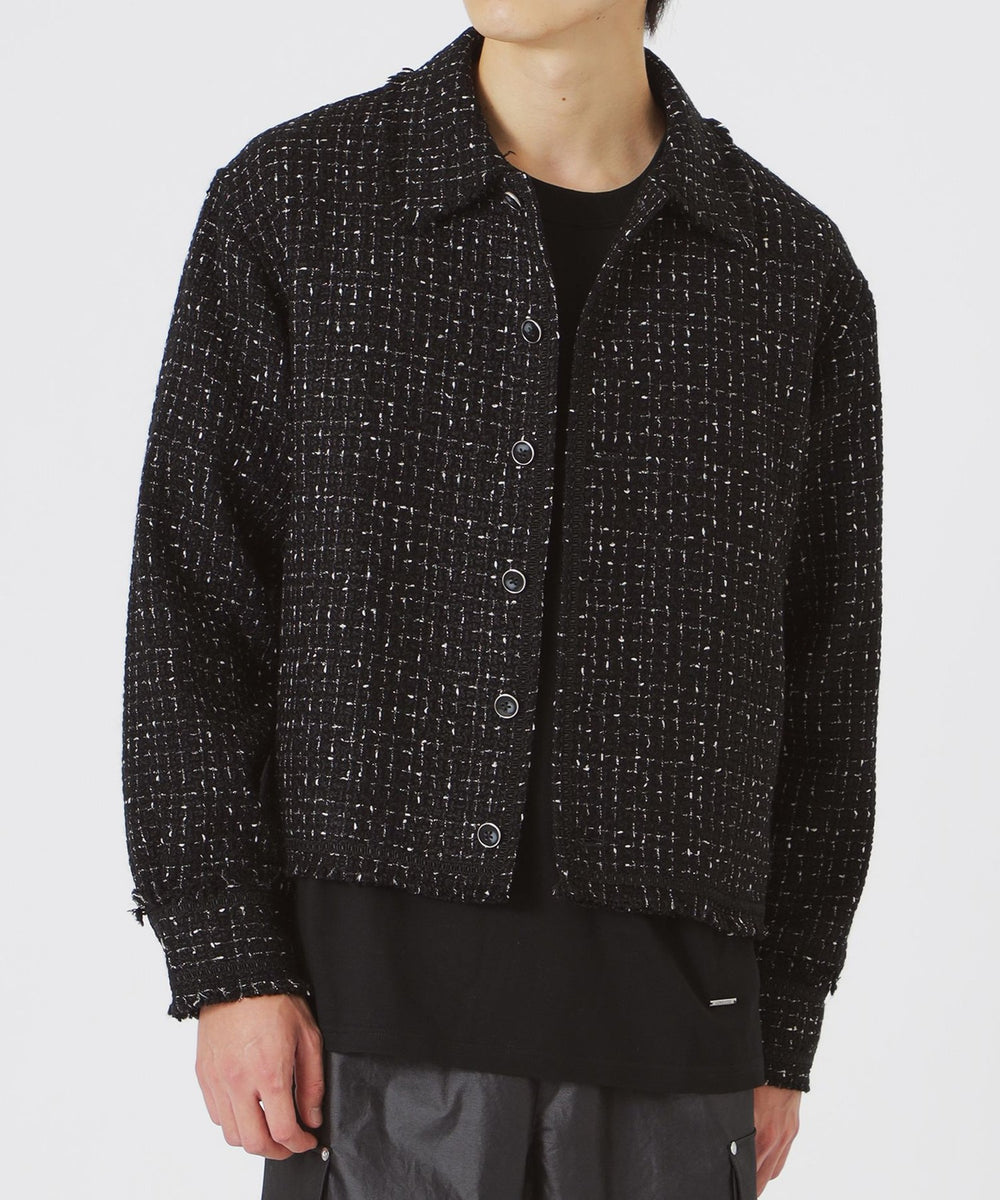 モノトーンツイードブルゾン(ブルゾン)｜LOVELESS(ラブレス)の