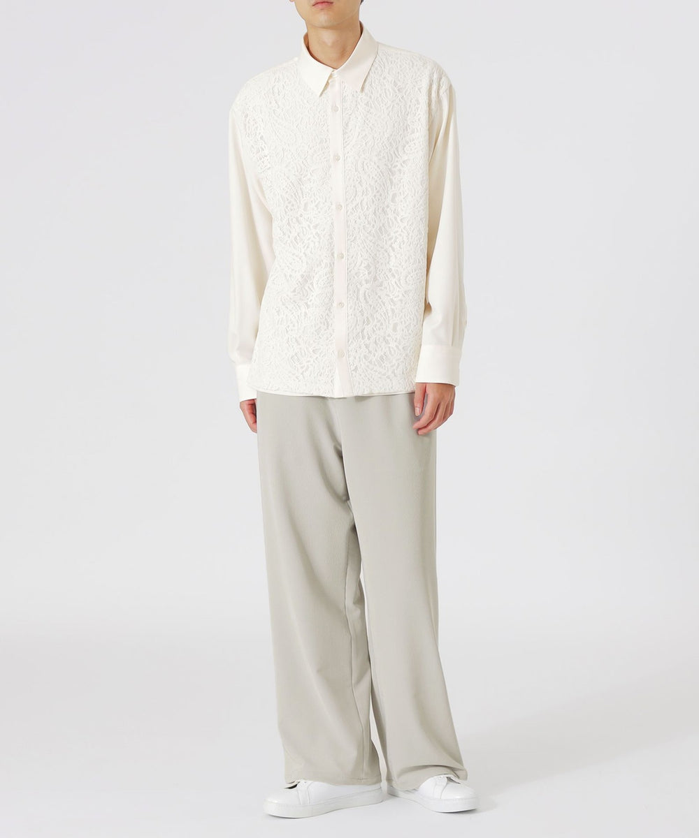 トップス k 0624 SLY | LACE DOCKING V／N トップス (Tシャツ・カットソー(長袖