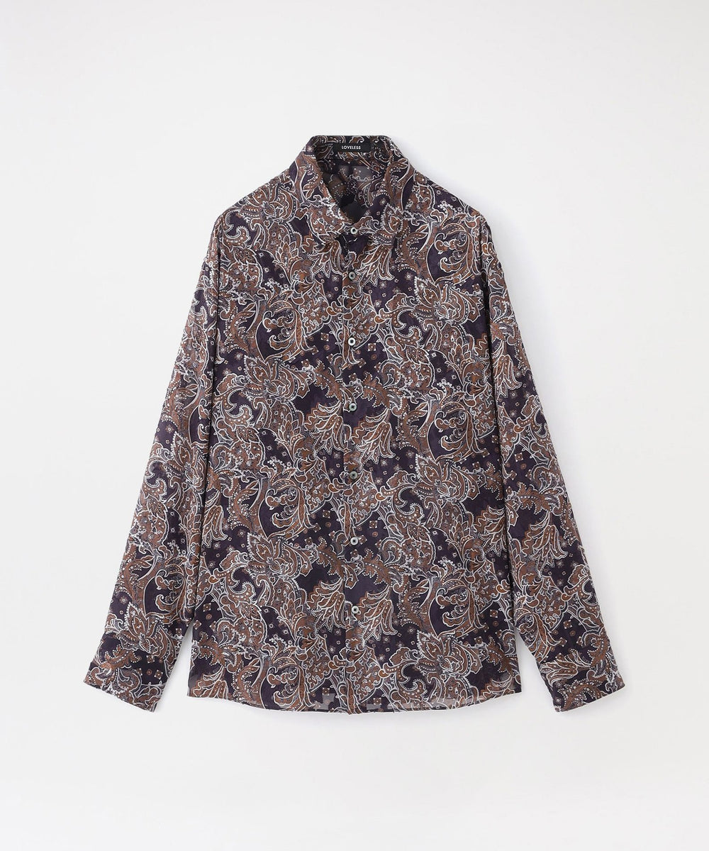 NICOLASDALEY スリーピース【バラ売りOK】 シアーペイズリーシャツ(トップス)｜LOVELESS(ラブレス)の