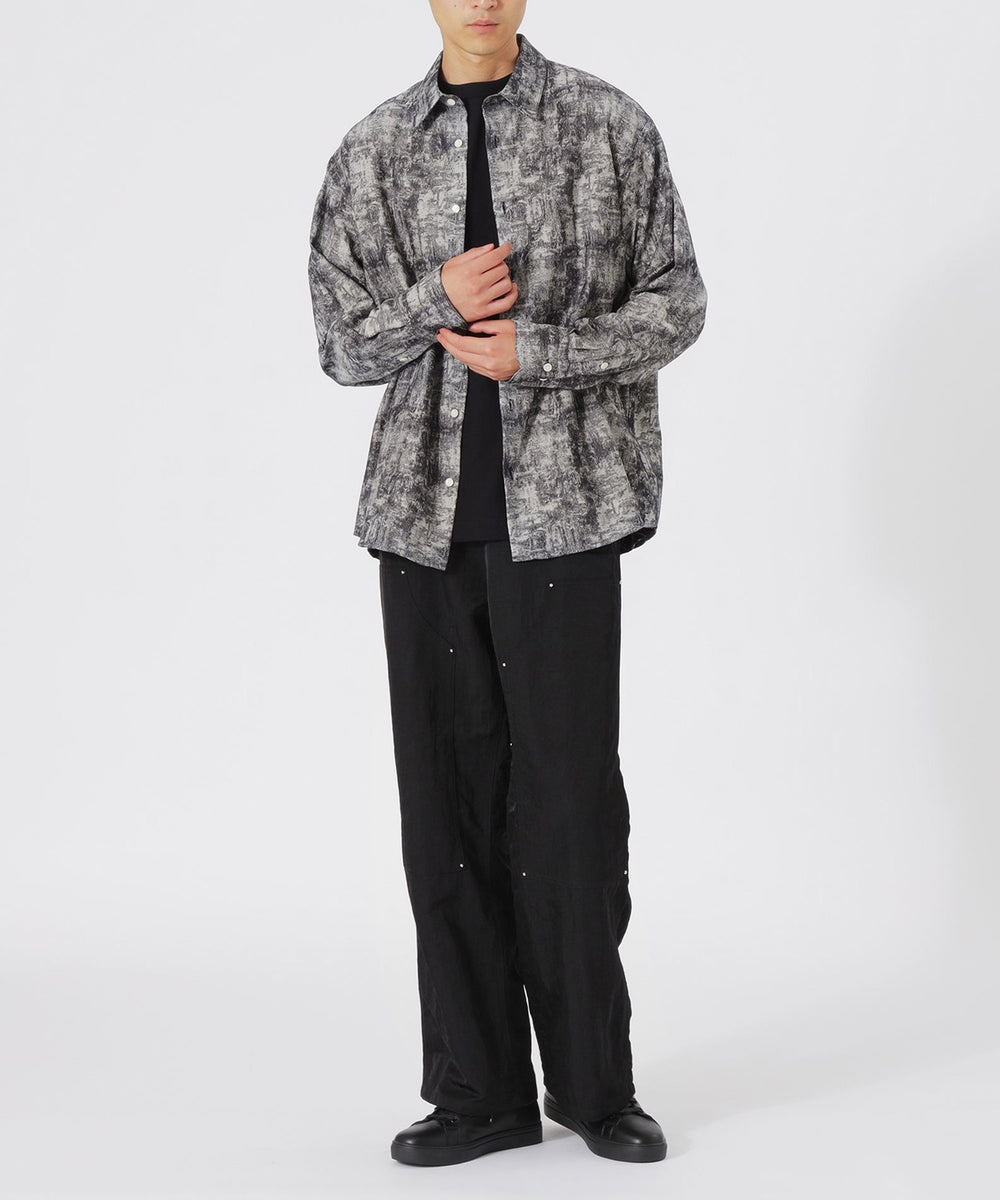 postelegant リバーシャツジャケット 24ss postelegant リバーシャツジャケット 24ss シャツ Broad L／S