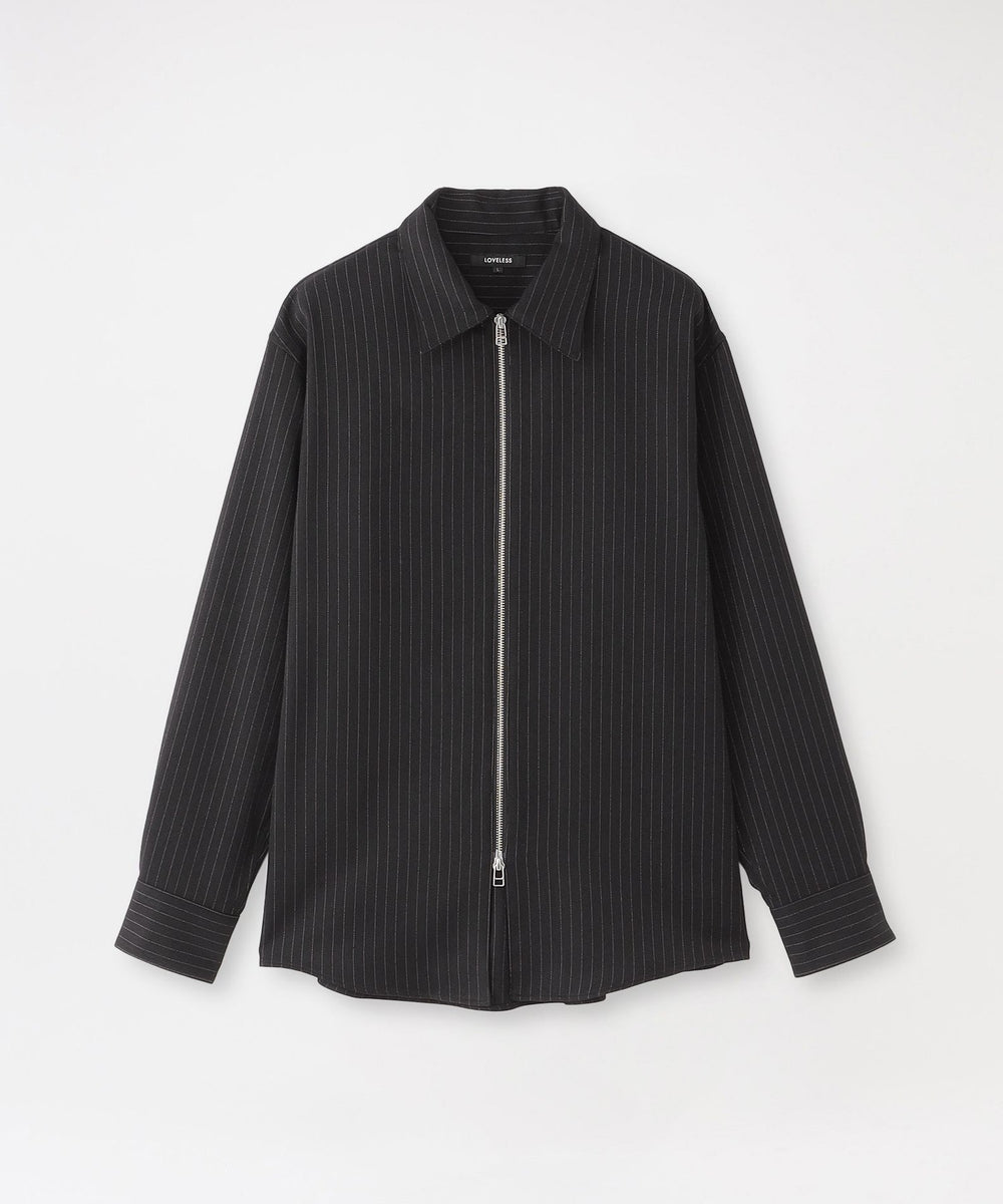 ピンストライプジップシャツ(トップス)｜LOVELESS(ラブレス)の