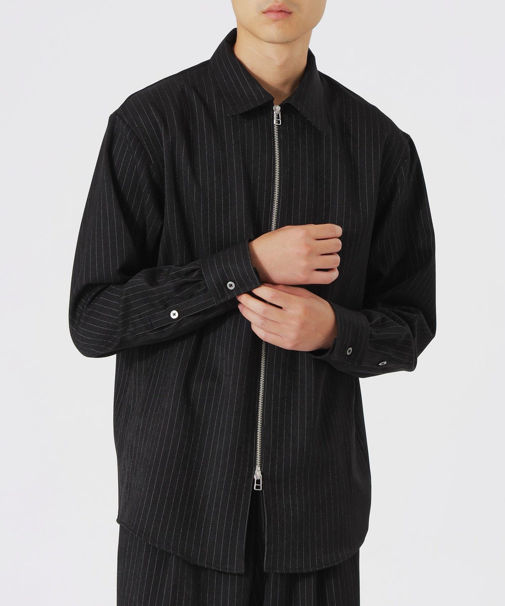 ピンストライプジップシャツ(トップス)｜LOVELESS(ラブレス)の
