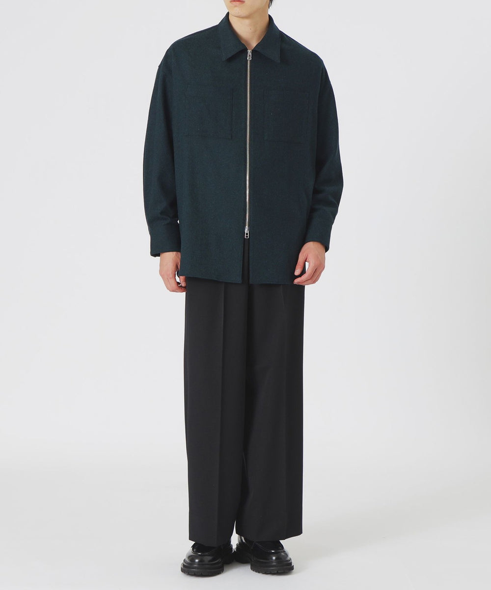 シモーネツイードオーバージップシャツ(トップス)｜LOVELESS(ラブレス