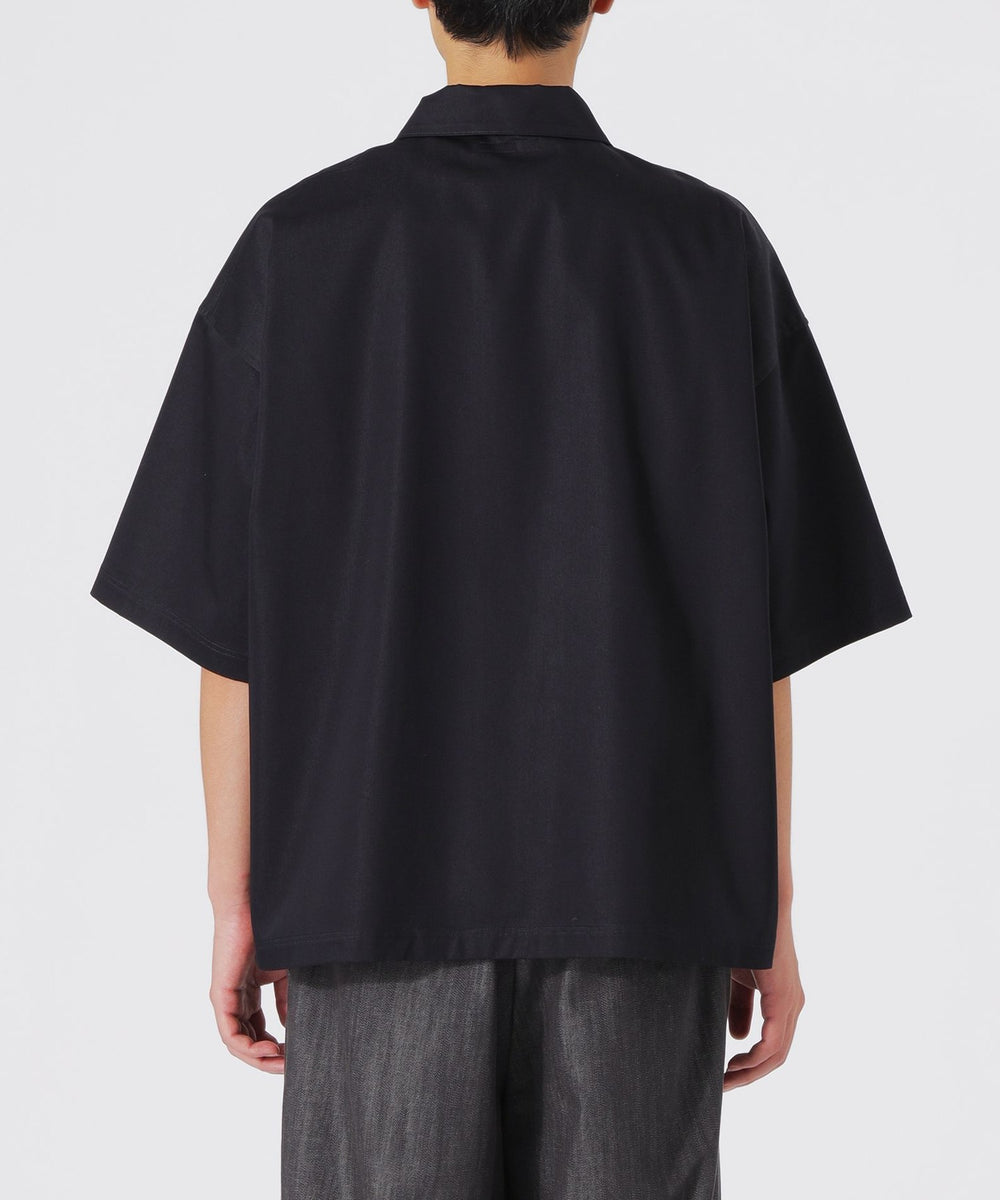 シャンブレーサテンハーフジップポロ(トップス)｜LOVELESS