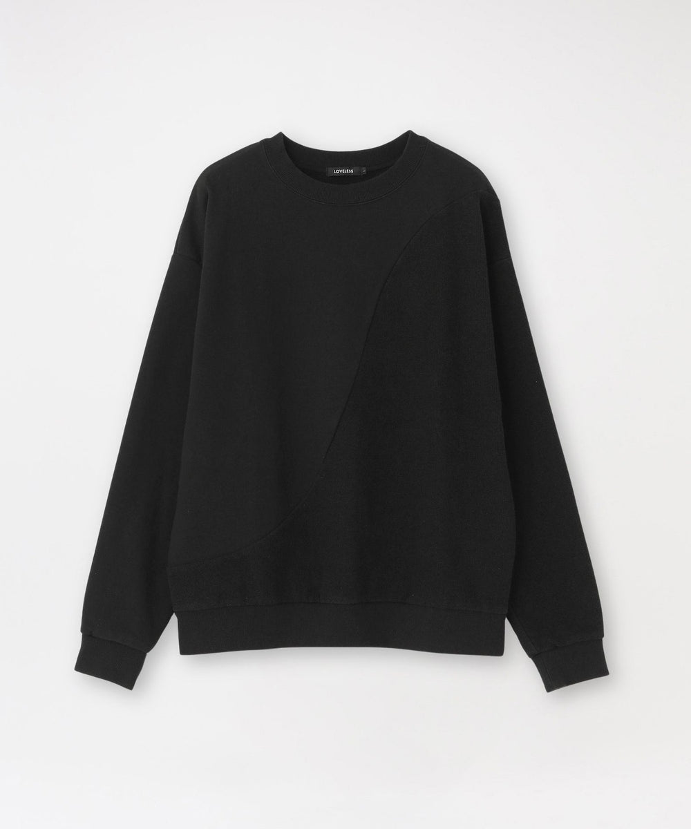 【新品】T.japan スウェットtops ブラック ディストーテッドツーサイドスウェット(トップス)｜LOVELESS(ラブレス