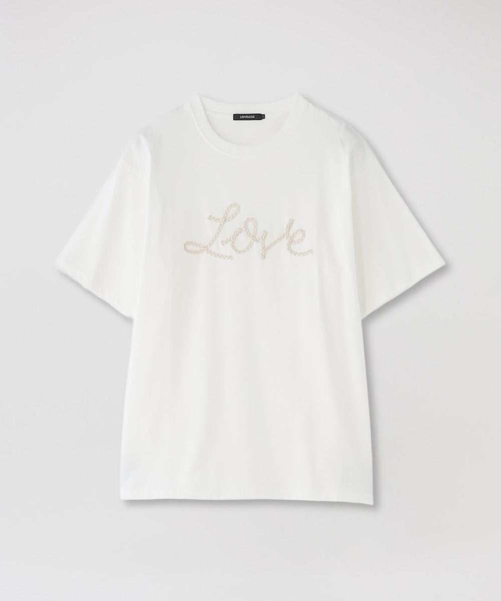 LOVEコード刺繍Tシャツ(トップス)｜LOVELESS(ラブレス)のファッション