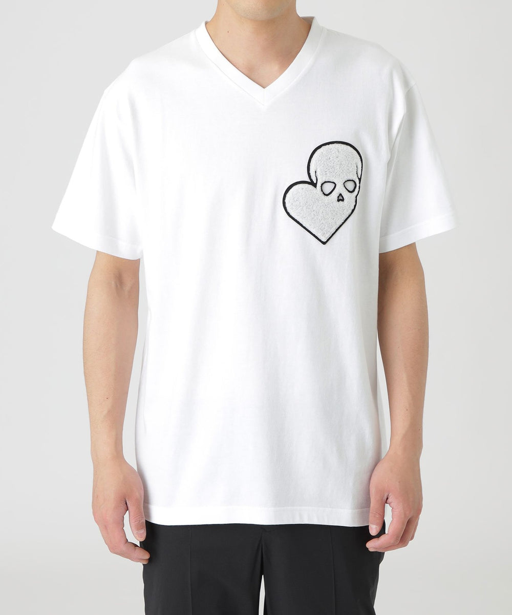 ラブスカルサガラワッペン VネックTシャツ(トップス)｜LOVELESS