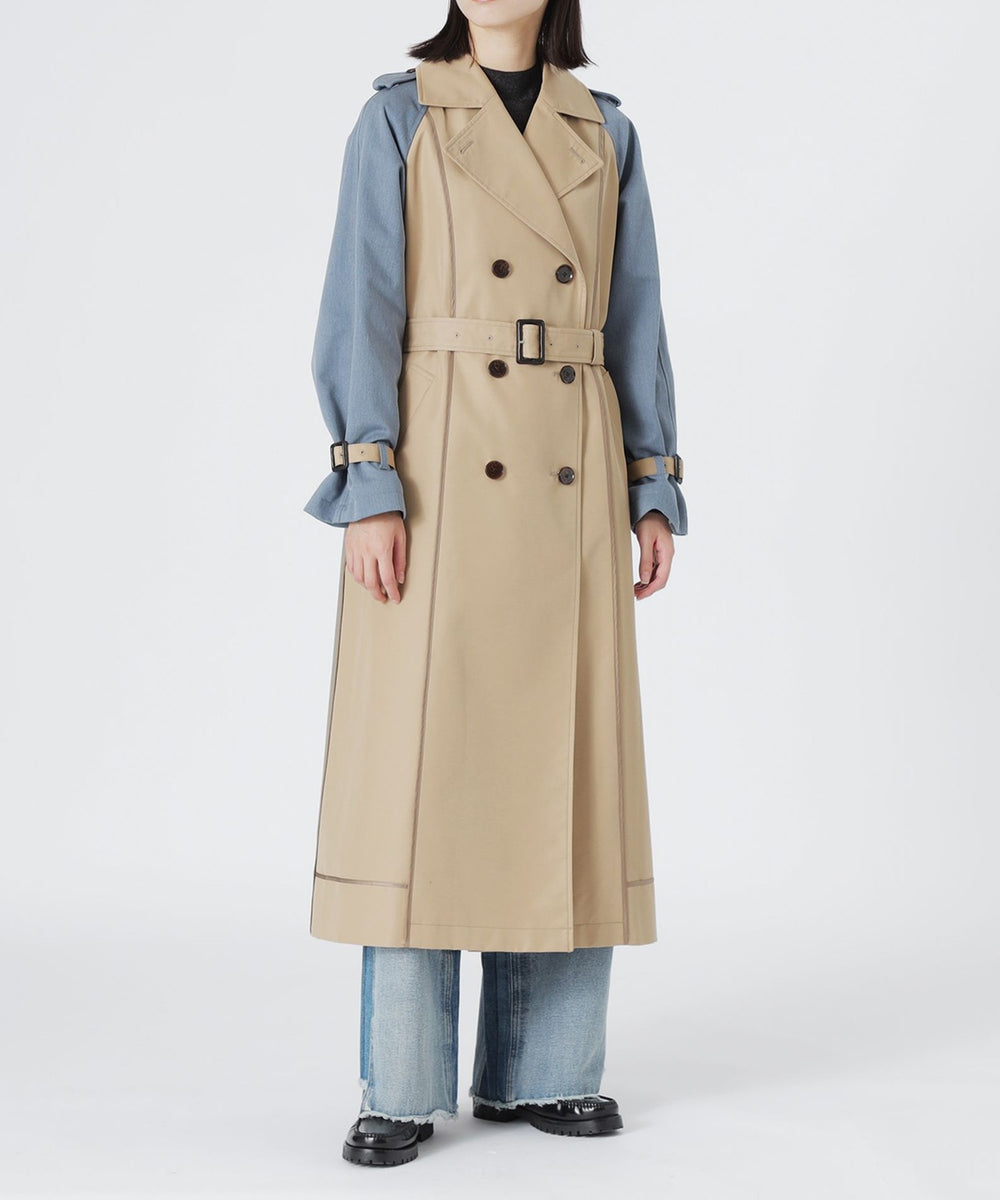 【三連休限定お値下げ】 Rossa トレンチコート ブロッキングトレンチコート(コート)｜LOVELESS(ラブレス)の