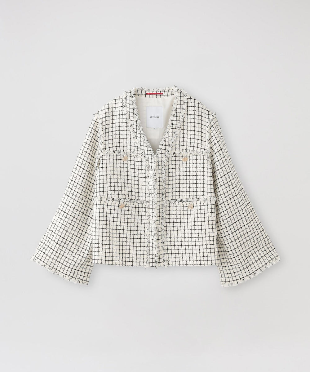 ファンシーツイードジャケット(ブルゾン)｜LOVELESS(ラブレス)の