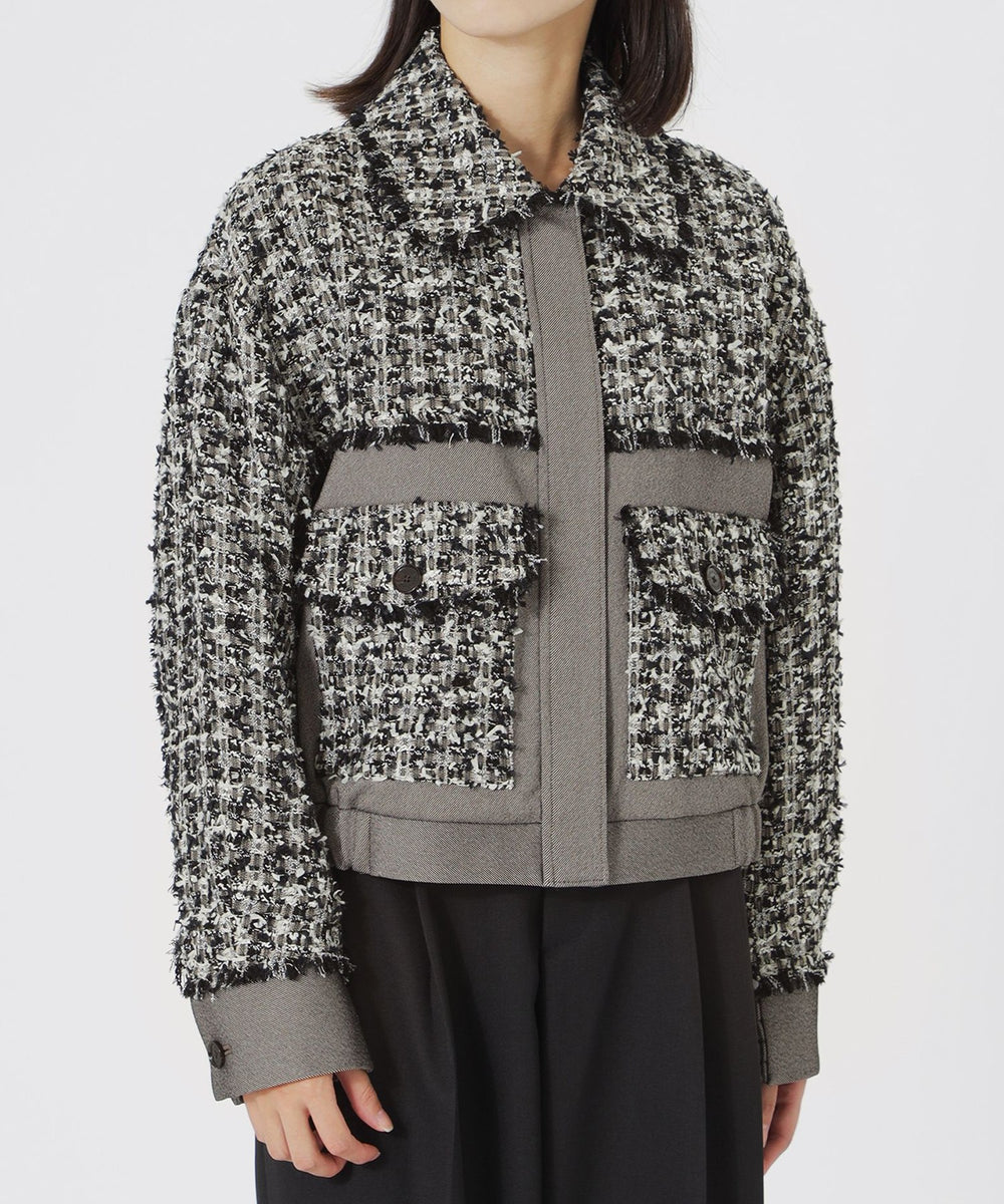 ツイードブルゾン(ブルゾン)｜LOVELESS(ラブレス)のファッション
