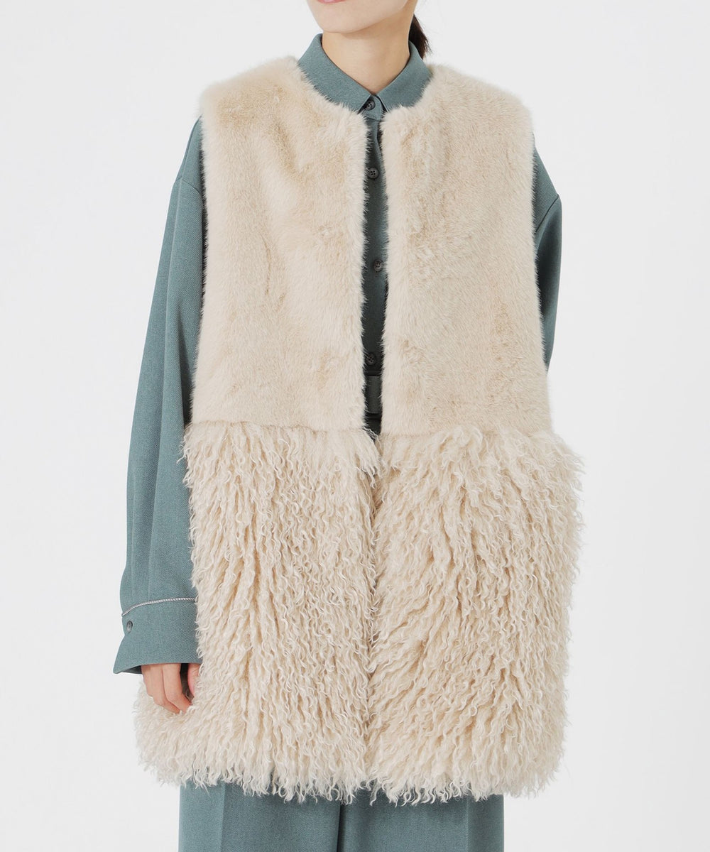 ファーコンビベスト(ブルゾン)｜LOVELESS(ラブレス)のファッション通販