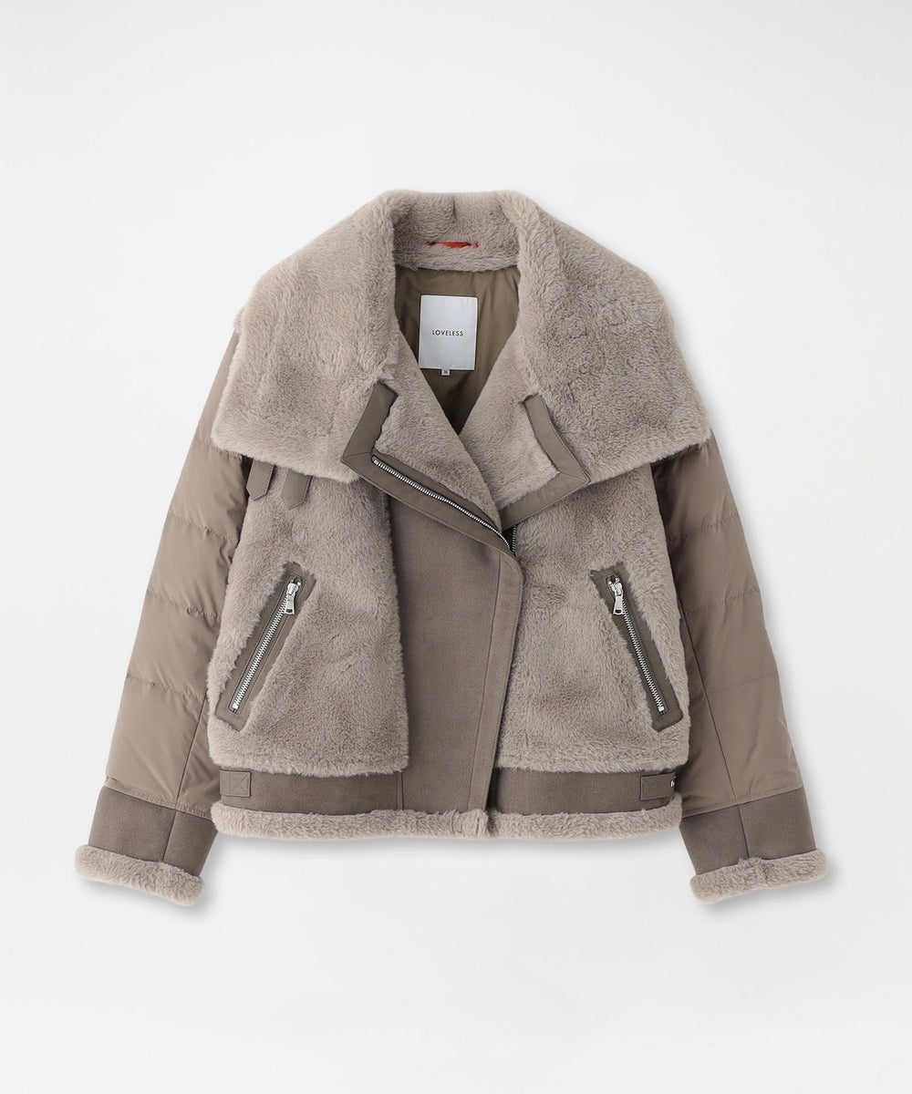 ファーコンビライダースダウン(ブルゾン)｜LOVELESS(ラブレス)の