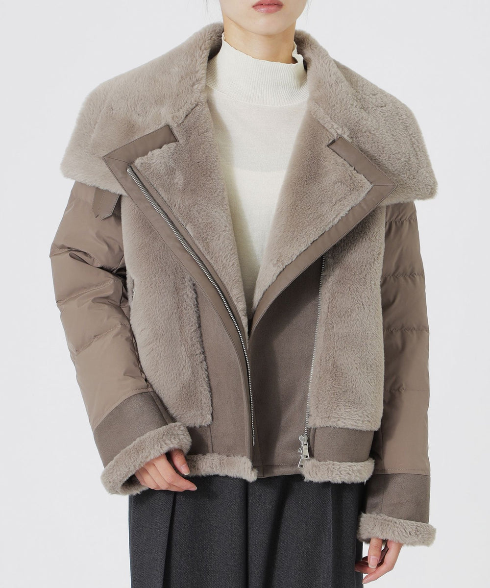 ファーコンビライダースダウン(ブルゾン)｜LOVELESS(ラブレス)の