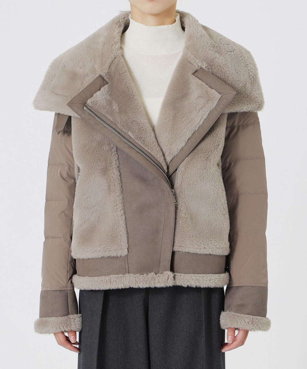 ファーコンビライダースダウン(ブルゾン)｜LOVELESS(ラブレス)の