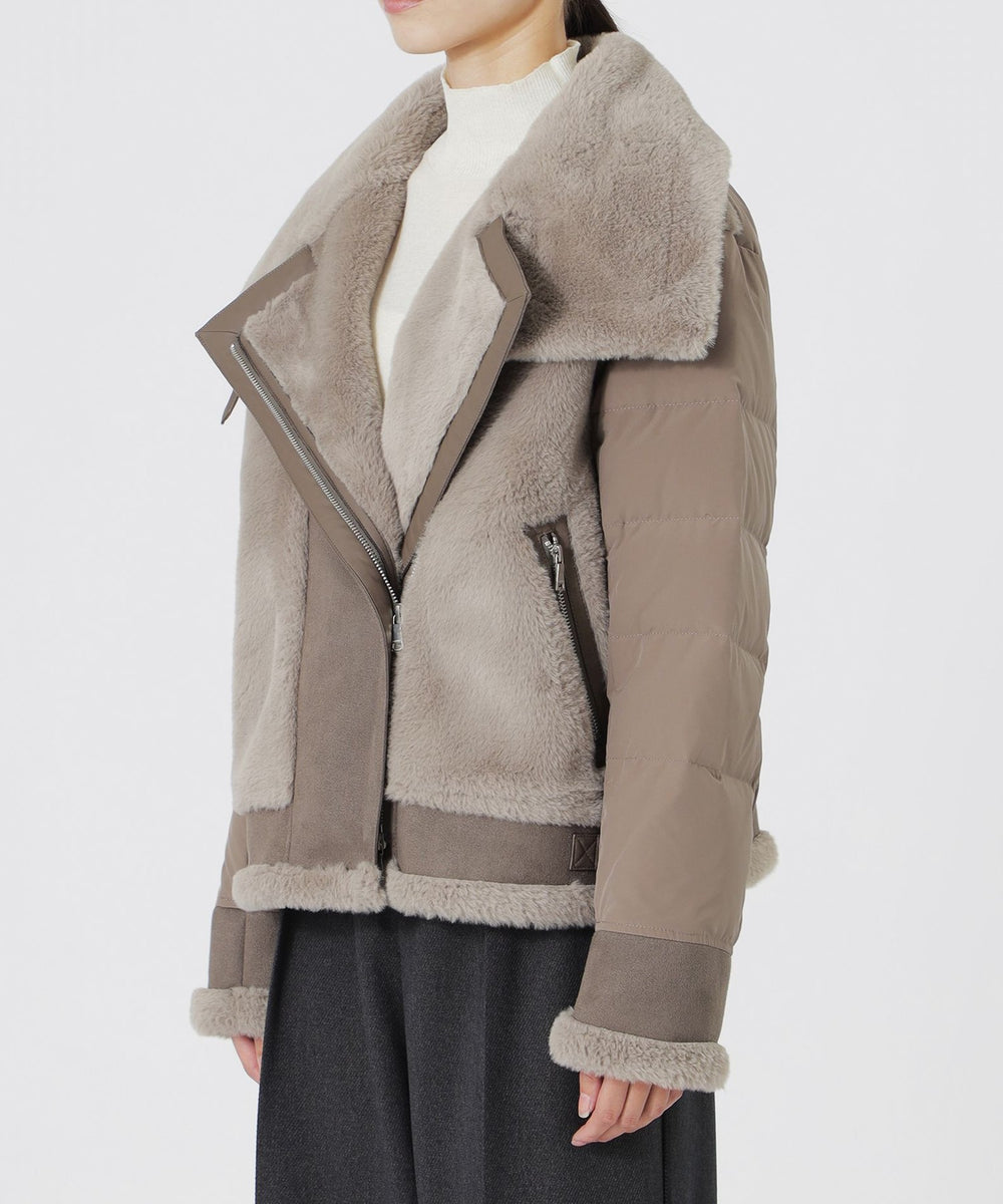 ファーコンビライダースダウン(ブルゾン)｜LOVELESS(ラブレス)の