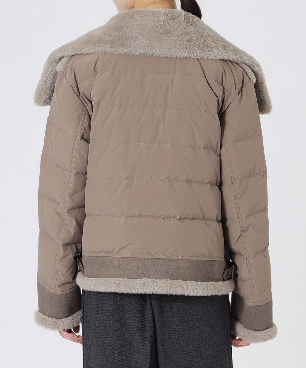 LOVELESS ファーコンビライダースダウン LOVELESS｜ファーコンビライダースダウン | Rakuten Fashion(楽天