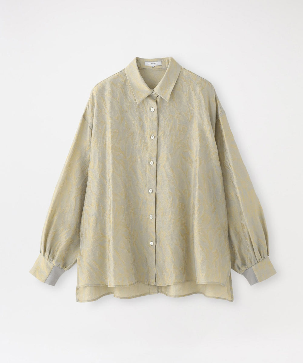 ジャカードバックボタンオーバーシャツ(トップス)｜LOVELESS(ラブレス