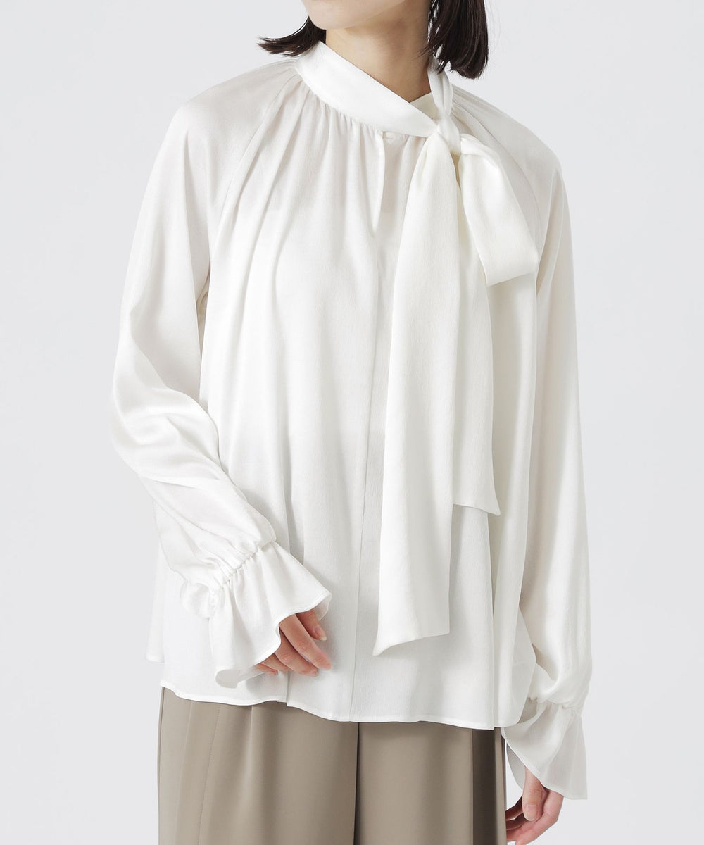 ヴィンテージサテンボウタイブラウス(トップス)｜LOVELESS
